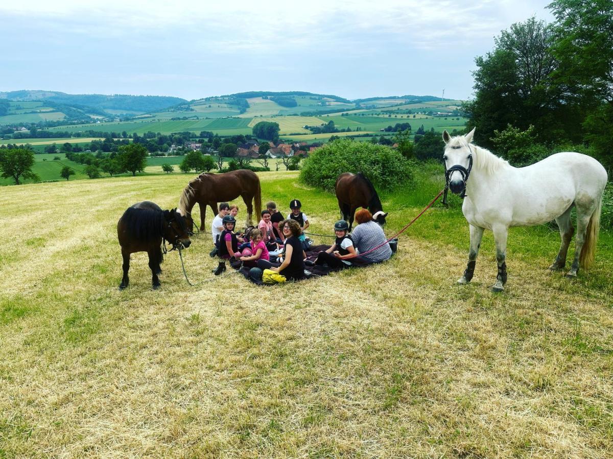 Fewo Im Reit- Und Ponyparadies Roos Halle  Luaran gambar